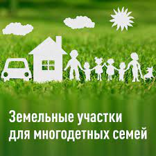 Предоставление земельных участков многодетным.